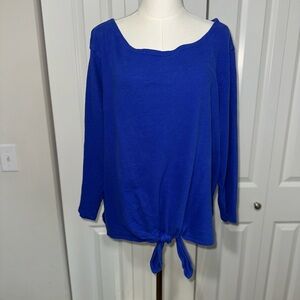 Old Navy Cobalt Blue Knit Shirt